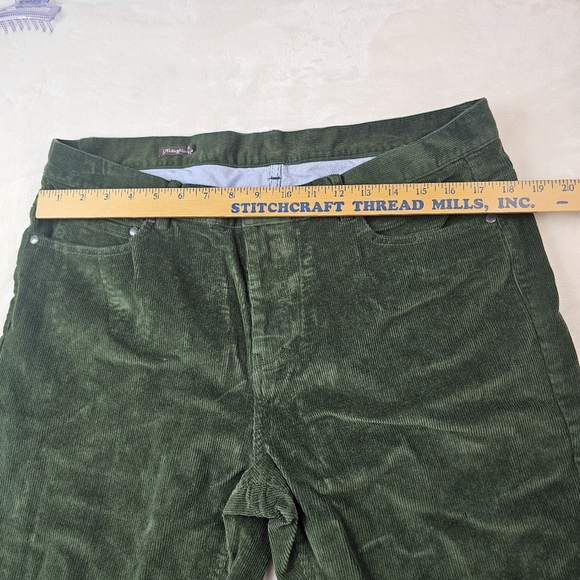 J. McLaughlin Cotton Oxford Corduroy Pants Men’s 36 Green Preppy Holiday - Picture 2 of 11